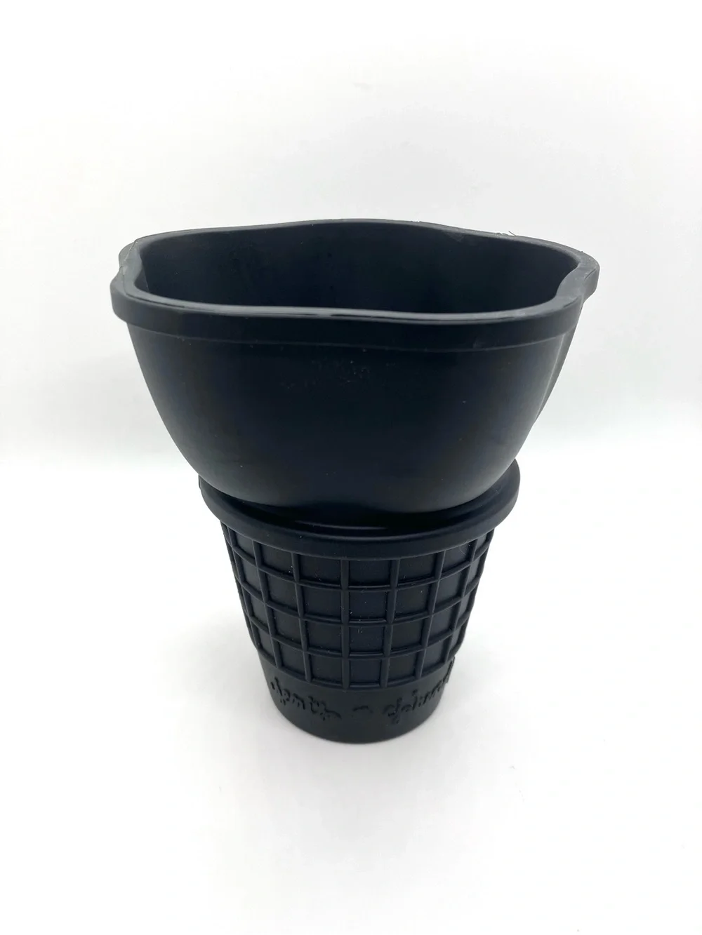 CJ Hendry x Jeni’s Ice Cream Ltd Edition Black Silicone Ice Cream Cone Bowl